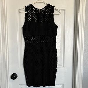 Honey and Rosie Black Sleeveless Mini Dress